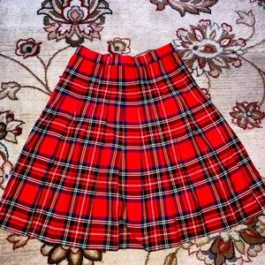Vintage Plaid Skirt